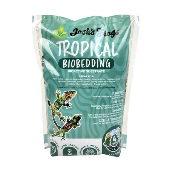 Josh's Frogs BioBedding Tropical Bioactive Substrate (4 Quarts)