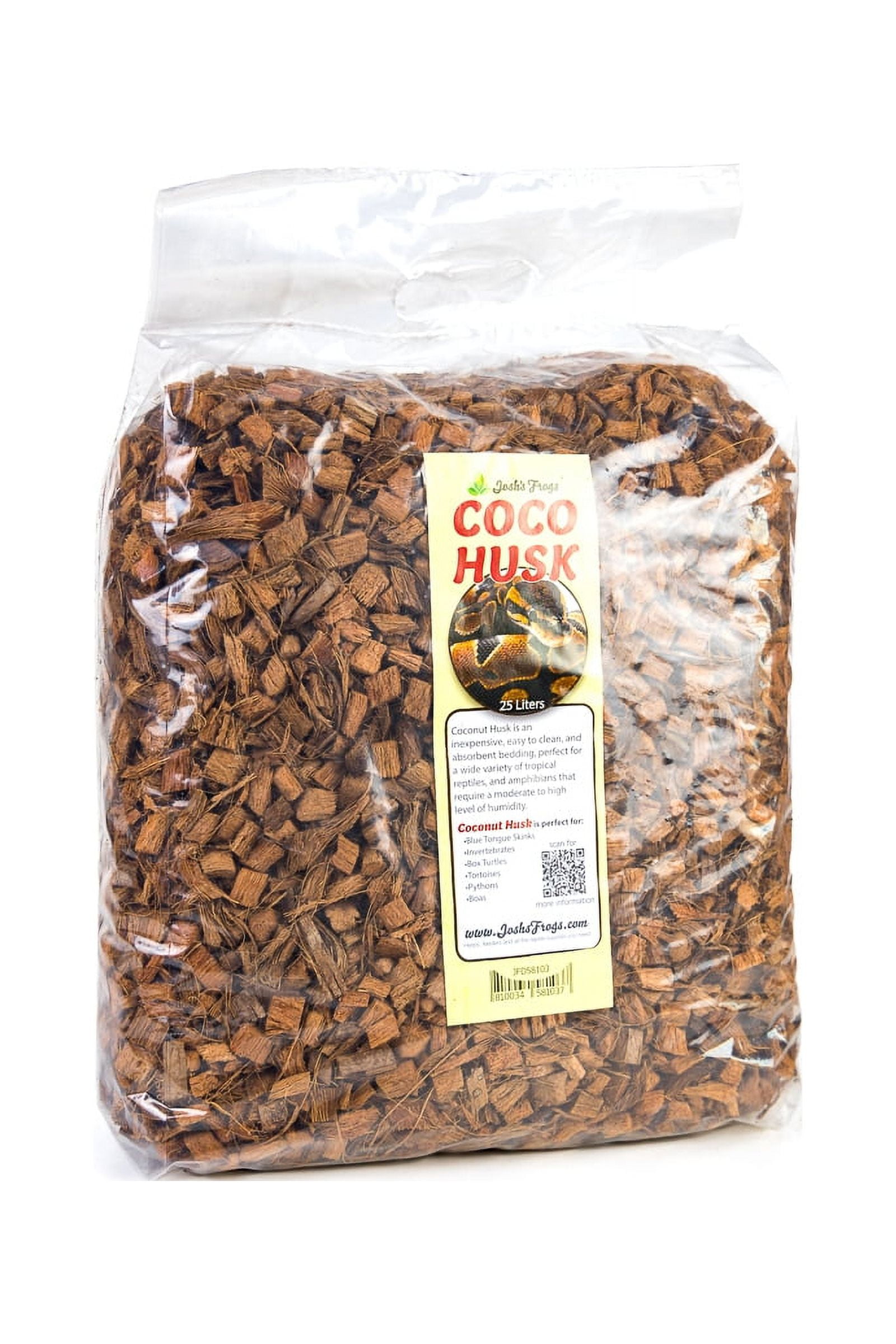 Josh's Frogs Loose Coco Husk Chips (25 Liters)