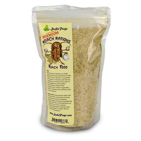 Josh's Frogs Roach Rations Premium Roach Gutloading Food for Reptiles (24 oz)