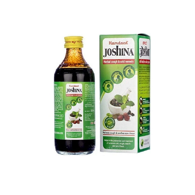 Joshina by Hamdard Herbal Cough and Cold Remedy Non Drowsy Formula