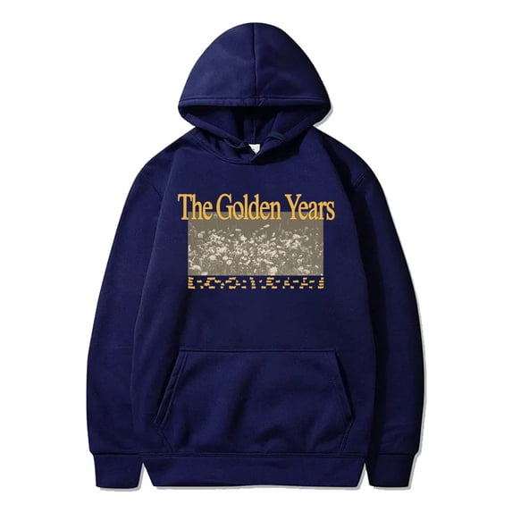 Joshua Bassett Flowers Hoodies The Golden Years Tour Logo Merch Unisex Fashion Casual Streetwear Sweatshirts