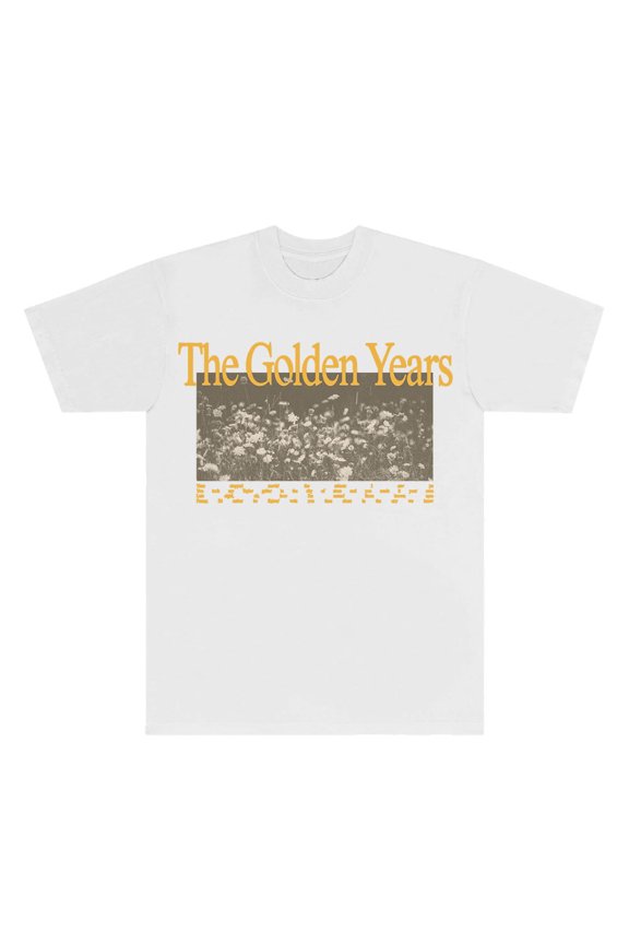 Joshua Bassett Flowers Tee The Golden Years Tour Logo Merch T-shirts Unisex Fashion Casual Short Sleeve Top