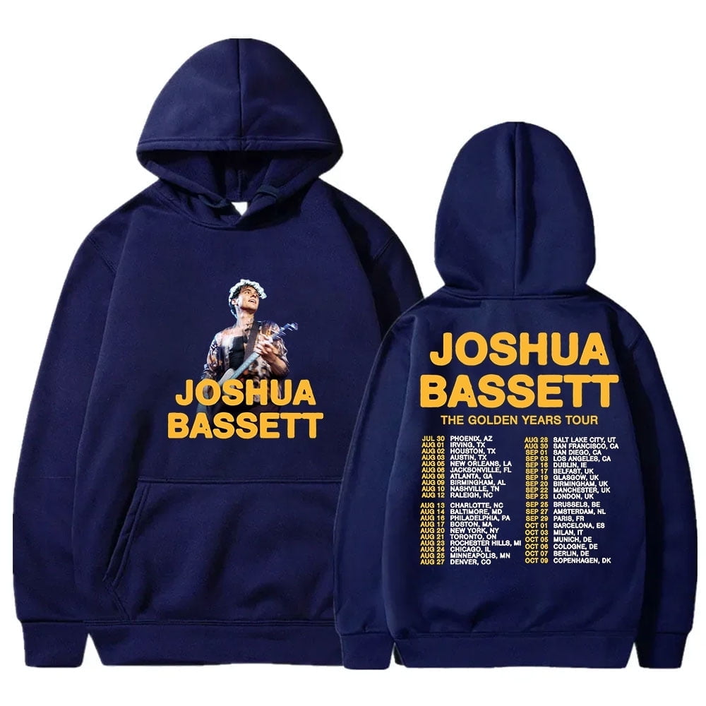 Joshua Bassett Hoodies The Golden Years Tour Merch Long Sleeve ...