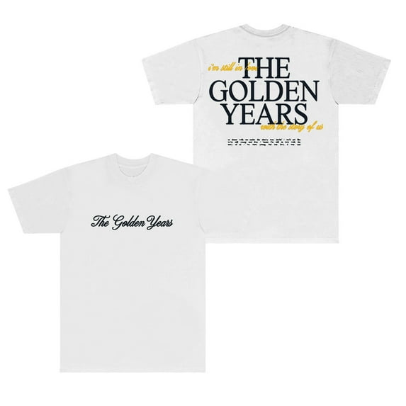 Joshua Bassett Lyric Tee 2024 The Golden Years Tour Merch Summer Women Men Fashion Casual Short Sleeve T-shirts
