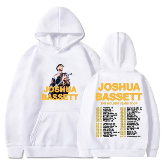 Joshua Bassett The Golden Years Tour Merch Hoodies Winter Women Men Fashion Casual Pullovers Sweatshirts