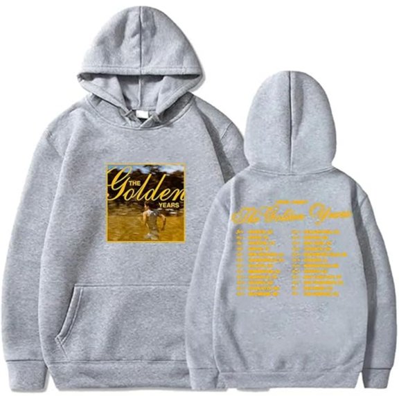Joshua Bassett The Golden Years Tour Merch Hoodies Women Men Long Sleeve Casual Sweatshirt Fashion Clothes