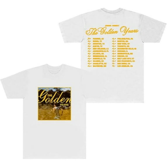Joshua Bassett The Golden Years Tour Merch T-Shirt Women Men Crewneck Short Sleeve Fashion Tee