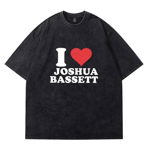 Joshua Bassett Vintage Wash Cotton T-Shirts The Golden Years Tour Merch Women Men Crewneck Fashion Tee