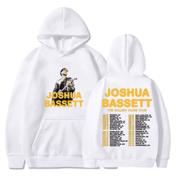Joshua Bassett merch Golden Years Tour hoodies Women Men Long Sleeve Casual Fashion Sweatshirt
