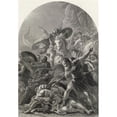 thumbnail image 1 of Joshua Commanding The Sun To Stand Still Upon Gideon Engraved by S Allen After M A Colin From The National Illustrated Poster Print, Large - 24 x 34, 1 of 1