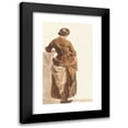 thumbnail image 1 of Joshua Cristall 12x18 Black Modern Framed Museum Art Print Titled - Girl in a Brown Dress, 1 of 5