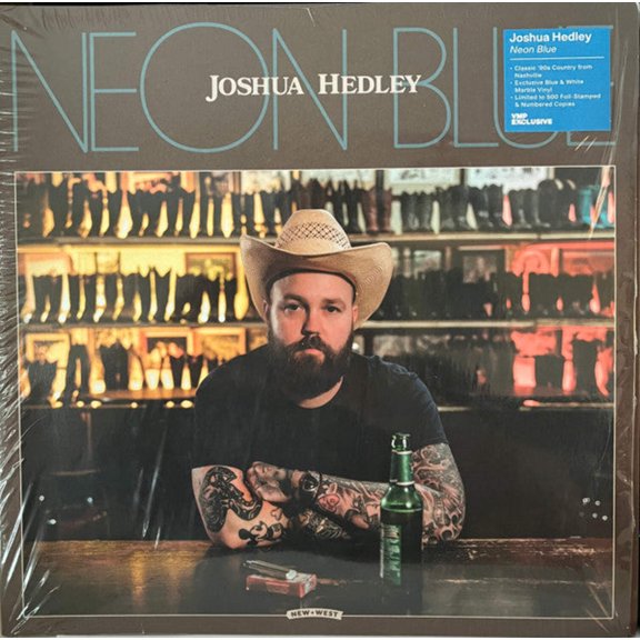 Joshua Hedley - Neon Blue (LP, Club, Ltd, Num, Blu) (Mint (M))