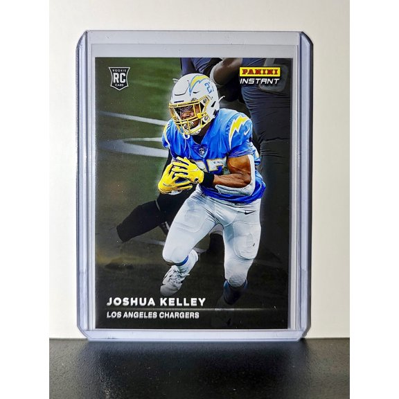 Joshua Kelley Rookie 2020 Panini NFL #33 Rookie Spotlight Los Angeles Chargers