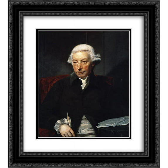 Joshua Reynolds 2x Matted 20x24 Black Ornate Framed Art Print 'Adam Ferguson'