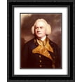 thumbnail image 1 of Joshua Reynolds 2x Matted 20x24 Black Ornate Framed Art Print 'Portrait of Admiral Thomas Cotes', 1 of 2