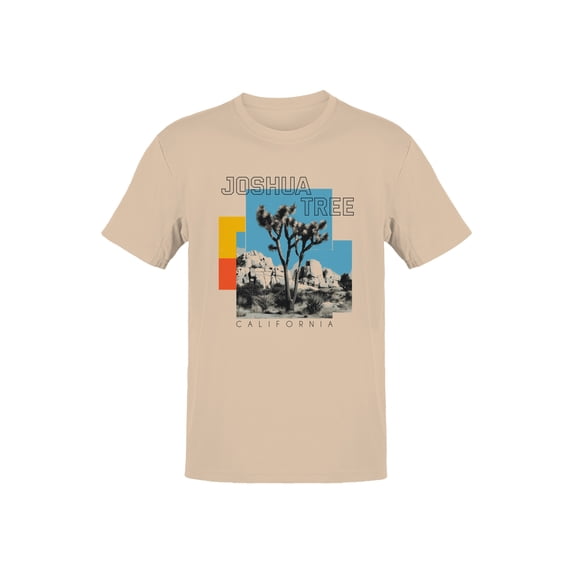 Joshua Tree California Men's Natural T-shirt