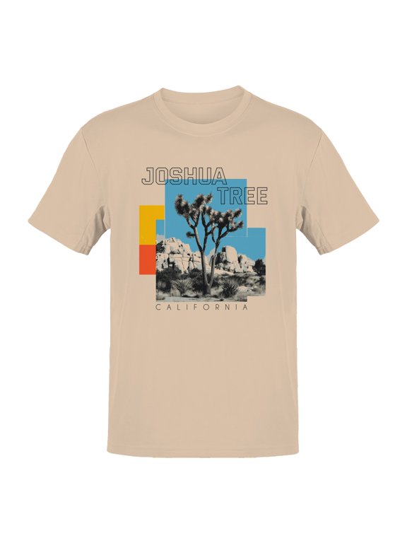 Joshua Tree California Men's Natural T-shirt