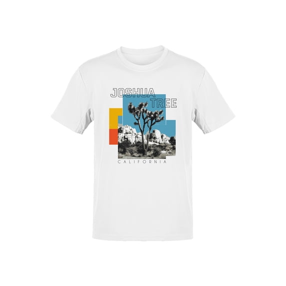 Joshua Tree California Men's White T-shirt