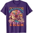 thumbnail image 1 of Joshua Tree California Nature Hiking Mountains Outdoors Unisex T-Shirt for Men Women Kids Toddler,Purple Color,Size YL, 1 of 5