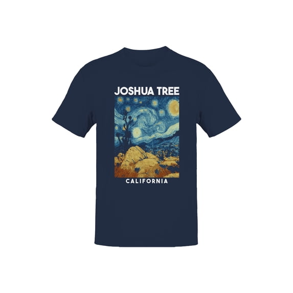 Joshua Tree Graphic Men's Navy T-Shirt