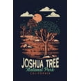 thumbnail image 1 of Joshua Tree National Park, California, Distressed Vector (9x12 Wall Art Print, Home Decor), 1 of 3