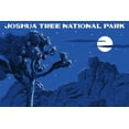 thumbnail image 1 of Joshua Tree National Park, California, Night Scene, WPA (9x12 Wall Art Print, Home Decor), 1 of 3