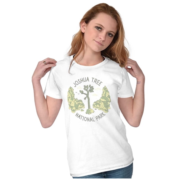 Joshua Tree National Park California Womens Slim Fit Graphic Tee Brisco Brands X