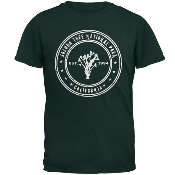 Joshua Tree National Park Mens T Shirt Forest Green 2XL