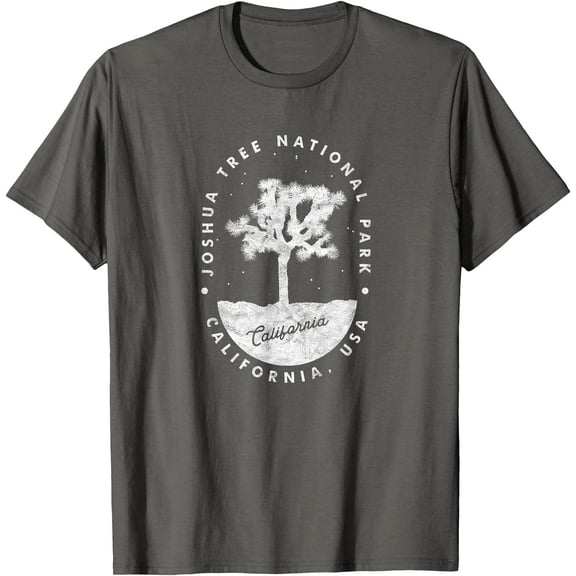 Joshua Tree National Park Night Retro Hipster Unisex T-Shirt for Men Women Kids Toddler,Charcoal Color,Size 3T