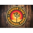 thumbnail image 1 of Joshua Tree National Park Novelty Sign, Metal Wall Decor - 12" Round, 1 of 4