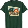 thumbnail image 1 of Joshua Tree National Park Retro Sign Souvenir Graphic Unisex T-Shirt for Men Women Kids Toddler,Forest Green Color,Size 5XL, 1 of 5