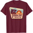 thumbnail image 1 of Joshua Tree National Park Retro Sign Souvenir Graphic Unisex T-Shirt for Men Women Kids Toddler,Maroon Color,Size XL, 1 of 5
