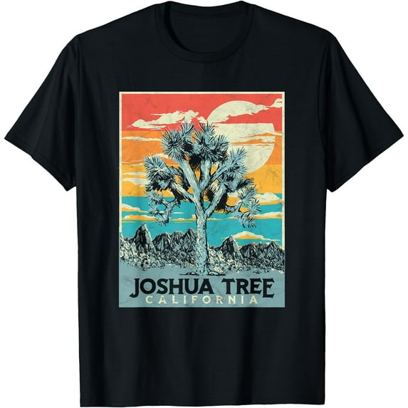 Joshua Tree National Park Vintage Artistic Graphic Design Unisex T-Shirt for Men Women Kids Toddler
