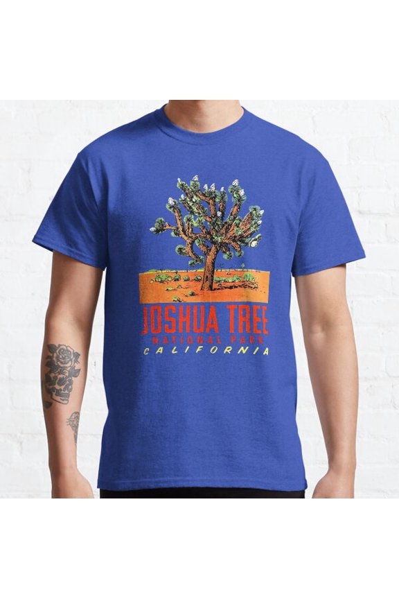 Joshua Tree National Park Vintage Travel Decal Classic T-shirt