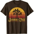 thumbnail image 1 of Joshua Tree National Park Vintage US Nationalpark Unisex T-Shirt for Men Women Kids Toddler,Dark Chocolate Color,Size YXS, 1 of 5