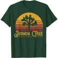 thumbnail image 1 of Joshua Tree National Park Vintage US Nationalpark Unisex T-Shirt for Men Women Kids Toddler,Forest Green Color,Size YS, 1 of 5