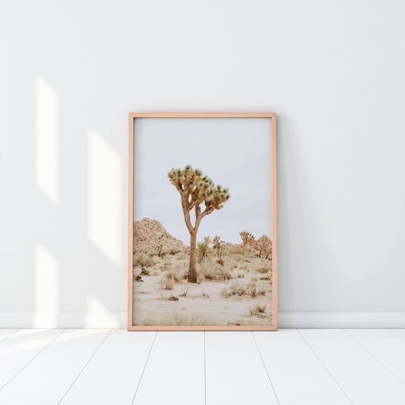 Joshua Tree Print Pastel Desert Wall Art Southwestern Joshua Tree Photo Wall Decor Unframed Paper Print