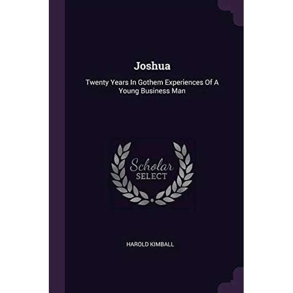 Joshua : Twenty Years In Gothem Experiences Of A Young Business Man (Paperback)