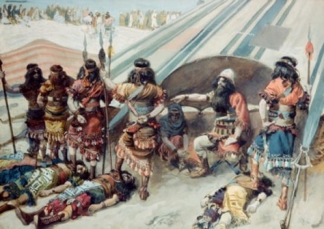 Joshua and the Five Kings James Tissot (1836-1902 French) Jewish Museum New York City Canvas Art - James Tissot (24 x 36)