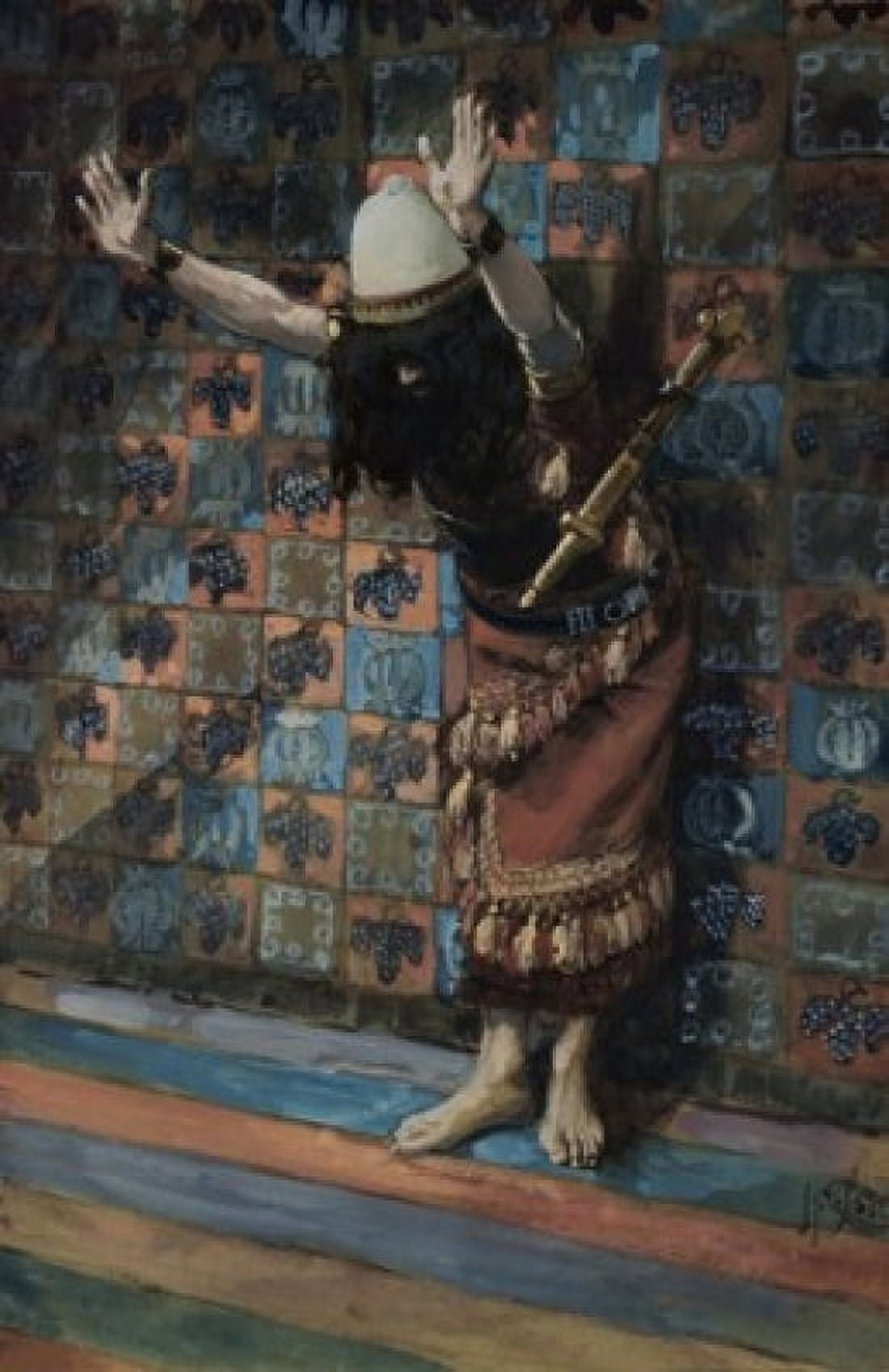 Joshua in the Sanctuary James J Tissot (1836-1902 French) Jewish Museum New York Canvas Art - James Tissot (18 x 24)