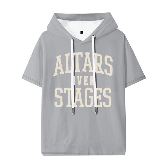 Josiah Queen Altars Hooded T-shirt Women Men Fashion Short Sleeve Tee