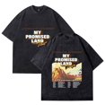thumbnail image 1 of Josiah Queen Altars Over Stages Dirtyfit Short-sleeved Retro washed men's and women's fashionable summer cotton T-shirt, 1 of 7