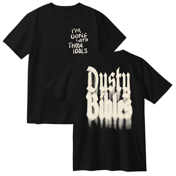 Josiah Queen Dusty Bibles Cotton T-shirt Women Men Short Sleeve Crewneck Fashion Tee