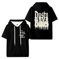 thumbnail image 1 of Josiah Queen Dusty Bibles Hooded T-shirt Women Men Short Sleeve Tee Casual Fashion Tops, 1 of 2