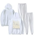 thumbnail image 1 of Josiah Queen Dusty Bibles Men/Women Fall Suit Hoodies Sportswear Hooded Ankle Banded Pant Two Piece Set, 1 of 3