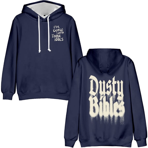 Josiah Queen Dusty Bibles Merch Bagless Hoodie Sweatshirt Streetwear Unisex Winter&Spring Casual Fashion Pullovers