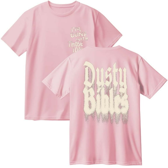 Josiah Queen Dusty Bibles Merch Cotton T-Shirt Women Men Fashion Crewneck Short Sleeve Tee