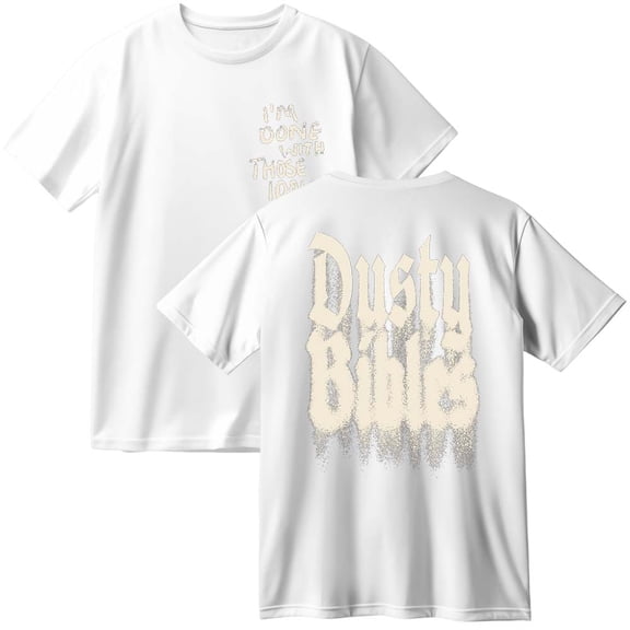 Josiah Queen Dusty Bibles Merch Cotton T-Shirt Women Men Fashion Crewneck Short Sleeve Tee