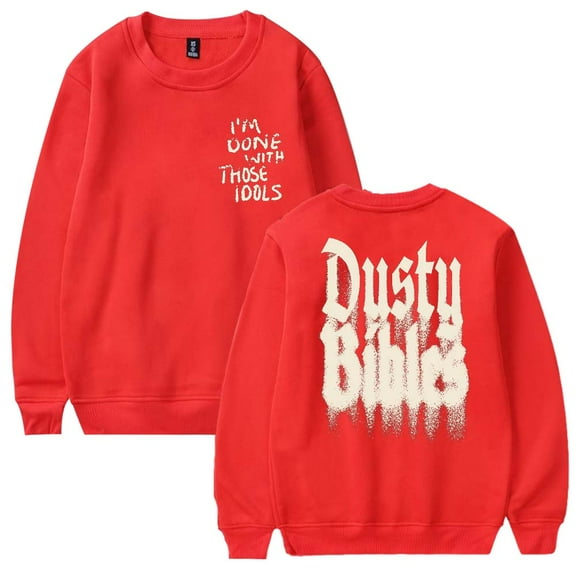 Josiah Queen Dusty Bibles Merch Sweatshirt Women Men Casual Crewneck Long Sleeve Pullover Clothes