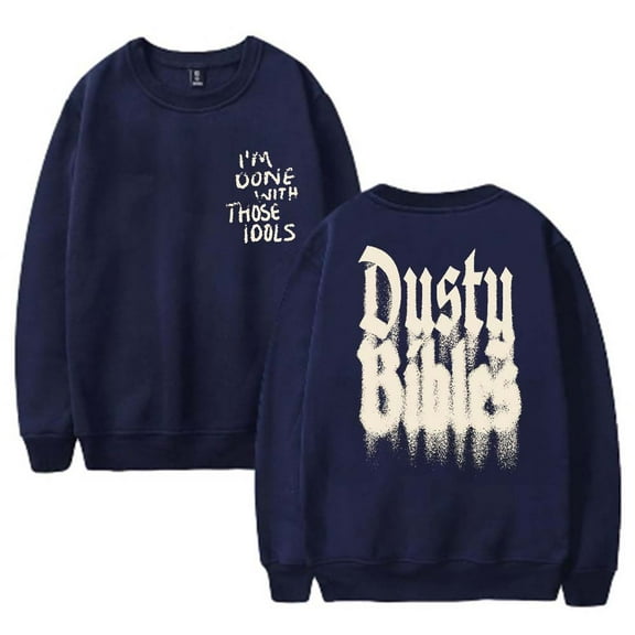 Josiah Queen Dusty Bibles Merch Sweatshirt Women Men Casual Crewneck Long Sleeve Pullover Clothes
